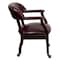 Flash Furniture Traditional Luxurious Conference Chair, 24 in W 27" L 31-1/2" H, Upholstered Straight, Vinyl Seat B-Z100-OXBLOOD-GG - alternate 4