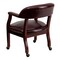 Flash Furniture Traditional Luxurious Conference Chair, 24 in W 27" L 31-1/2" H, Upholstered Straight, Vinyl Seat B-Z100-OXBLOOD-GG - alternate 6