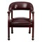Flash Furniture Traditional Luxurious Conference Chair, 24 in W 27" L 31-1/2" H, Upholstered Straight, Vinyl Seat B-Z100-OXBLOOD-GG - alternate 9