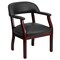 Flash Furniture Traditional Luxurious Conference Chair, Black Back, 24 in W 27" L 31-1/2" H, Upholstered Straight B-Z105-BLACK-GG - alternate 6