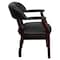 Flash Furniture Traditional Luxurious Conference Chair, Black Back, 24 in W 27" L 31-1/2" H, Upholstered Straight B-Z105-BLACK-GG - alternate 8