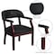 Flash Furniture Traditional Luxurious Conference Chair, Black Back, 24 in W 27" L 31-1/2" H, Upholstered Straight B-Z105-BLACK-GG - alternate 9
