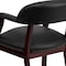 Flash Furniture Traditional Luxurious Conference Chair, Black Back, 24 in W 27" L 31-1/2" H, Upholstered Straight B-Z105-BLACK-GG - alternate 2