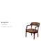 Flash Furniture Traditional Luxurious Conference Chair, Brown Back, 24 in W 27" L 31-1/2" H, Upholstered Straight B-Z105-BRN-GG - alternate 4