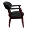 Flash Furniture Traditional Luxurious Conference Chair, Black Back, 24 in W 27" L 31-1/2" H, Upholstered Straight B-Z105-LF-0005-BK-LEA-GG - alternate 7