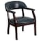Flash Furniture Traditional Luxurious Conference Chair, 24 in W 27" L 31-1/2" H, Upholstered Straight, Vinyl Seat B-Z105-NAVY-GG - alternate 9