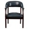 Flash Furniture Traditional Luxurious Conference Chair, 24 in W 27" L 31-1/2" H, Upholstered Straight, Vinyl Seat B-Z105-NAVY-GG - alternate 4