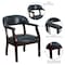 Flash Furniture Traditional Luxurious Conference Chair, 24 in W 27" L 31-1/2" H, Upholstered Straight, Vinyl Seat B-Z105-NAVY-GG - alternate 6