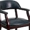 Flash Furniture Traditional Luxurious Conference Chair, 24 in W 27" L 31-1/2" H, Upholstered Straight, Vinyl Seat B-Z105-NAVY-GG - alternate 8