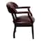 Flash Furniture Traditional Luxurious Conference Chair, 24 in W 27" L 31-1/2" H, Upholstered Straight, Vinyl Seat B-Z105-OXBLOOD-GG - alternate 9