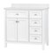 Cahaba Juniper 36" Vanity White, Cultured Ma CA101010 - alternate 1