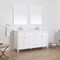 Cahaba Juniper 60" White Double Vanity, Cult CA101012 - alternate 5