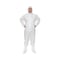 International Enviroguard Disposable Coverallss, Hooded Coverall, S, Proprietary Laminated Nonwoven, Elastic Wrist, White CE11019CIS-S - alternate 8