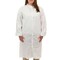 International Enviroguard Disposable Frock, Microporous Fabric, Snaps Closure, White, M, 50 PK CE8046CI-M - alternate 2