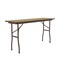 Correll Rectangle Commerical Folding Utility Table, High Pressure Laminate Top, Fusion Maple CF1860PX-16 - alternate 7