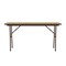 Correll Rectangle Commerical Folding Utility Table, High Pressure Laminate Top, Fusion Maple CF1860PX-16 - alternate 3