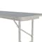 Correll Rectangle Commerical Folding Utility Table, High Pressure Laminate Top, Gray Granite CF1872PX-15 - alternate 2