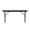 Correll Rectangle Commerical Folding Utility Table, High Pressure Laminate Top, Black Granite CF1896PX-07 - alternate 5