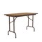 Correll Rectangle Commerical Folding Utility Table, High Pressure Laminate Top, Medium Oak CF2448PX-06 - alternate 6