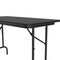 Correll Rectangle Commerical Folding Utility Table, High Pressure Laminate Top, Black Granite CF2448PX-07 - alternate 5