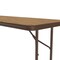 Correll Rectangle Commerical Folding Utility Table, High Pressure Laminate Top, Medium Oak CF2472PX-06 - alternate 3