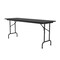 Correll Rectangle Commerical Folding Utility Table, High Pressure Laminate Top, Black Granite CF2472PX-07 - alternate 6