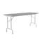 Correll Rectangle Commerical Folding Utility Table, High Pressure Laminate Top, Gray Granite CF2472PX-15 - alternate 4