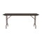 Correll Rectangle Commerical Folding Utility Table, 24" W, 96" L, 29" H, Melamine Laminate Top, Walnut CF2496M-01 - alternate 2