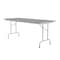 Correll Rectangle Commerical Folding Utility Table, High Pressure Laminate Top, Gray Granite CF3060PX-15 - alternate 3