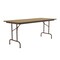Correll Rectangle Commerical Folding Utility Table, High Pressure Laminate Top, Fusion Maple CF3072PX-16 - alternate 6