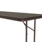 Correll Rectangle Commerical Folding Utility Table, High Pressure Laminate Top, Walnut CF3096PX-01 - alternate 4
