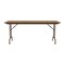 Correll Rectangle Commerical Folding Utility Table, High Pressure Laminate Top, Medium Oak CF3096PX-06 - alternate 7