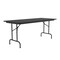 Correll Rectangle Commerical Folding Utility Table, High Pressure Laminate Top, Black Granite CF3096PX-07 - alternate 7