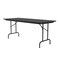 Correll Rectangle Commerical Folding Utility Table, High Pressure Laminate Top, Black Granite CF3096PX-07 - alternate 6