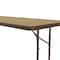 Correll Rectangle Commerical Folding Utility Table, High Pressure Laminate Top, Fusion Maple CF3096PX-16 - alternate 4