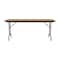 Correll Rectangle Commerical Folding Utility Table, High Pressure Laminate Top, Fusion Maple CF3096PX-16 - alternate 3