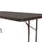 Correll Rectangle Commerical Folding Utility Table, High Pressure Laminate Top, Walnut CF3672PX-01 - alternate 5