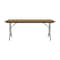 Correll Rectangle Commerical Folding Utility Table, High Pressure Laminate Top, Medium Oak CF3672PX-06 - alternate 5