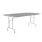 Correll Rectangle Commerical Folding Utility Table, High Pressure Laminate Top, Gray Granite CF3672PX-15 - alternate 3