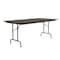 Correll Rectangle Commerical Folding Utility Table, High Pressure Laminate Top, Walnut CF3696PX-01 - alternate 3