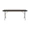 Correll Rectangle Commerical Folding Utility Table, High Pressure Laminate Top, Walnut CF3696PX-01 - alternate 6