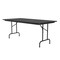 Correll Rectangle Commerical Folding Utility Table, High Pressure Laminate Top, Black Granite CF3696PX-07 - alternate 7