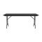 Correll Rectangle Commerical Folding Utility Table, High Pressure Laminate Top, Black Granite CF3696PX-07 - alternate 2