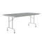Correll Rectangle Commerical Folding Utility Table, High Pressure Laminate Top, Gray Granite CF3696PX-15 - alternate 2