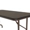 Correll Rectangle Commerical Adjustable Height Folding Utility Table, 24" W, 48" L, 22" to 32" H, Walnut CFA2448M-01 - alternate 3