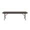 Correll Rectangle Commerical Adjustable Height Folding Utility Table, 30" W, 60" L, 22" to 32" H, Walnut CFA3060M-01 - alternate 4