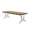 Correll Rectangle Commerical Adjustable Height Folding Utility Table, High Pressure Laminate Top CFA3060PX-16 - alternate 1