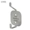 Mag-Mate Coat Hook Holder with 2 Hooks CH02 - alternate 1