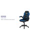 Flash Furniture Gaming Chair, Padded Flip-up, Blue CH-00095-BL-GG - alternate 7