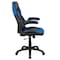 Flash Furniture Gaming Chair, Padded Flip-up, Blue CH-00095-BL-GG - alternate 6
